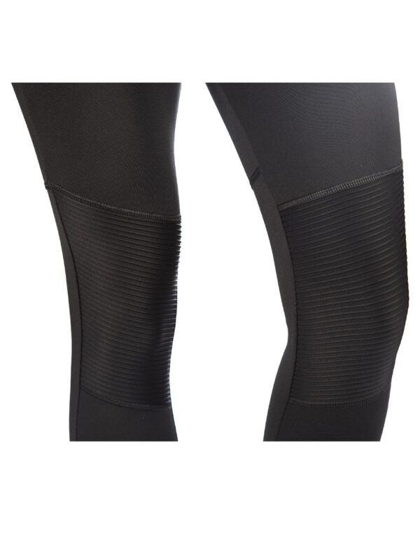 Black Sleek Active Heatr Pant Pleated Knee