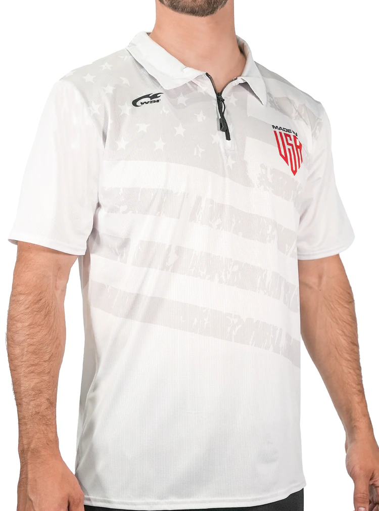 USA Mesh Polo Simple T-Shirt For Men
