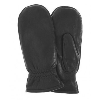 American Deerskin Leather Gloves in Black Color
