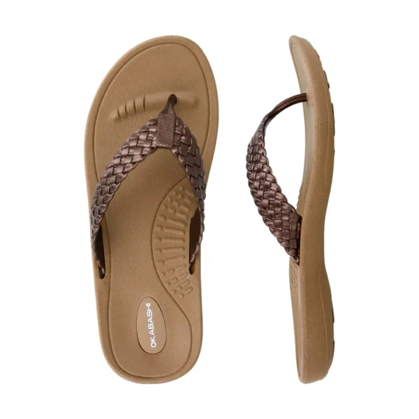 Brown Pair Of Baha Women's Flip Flops