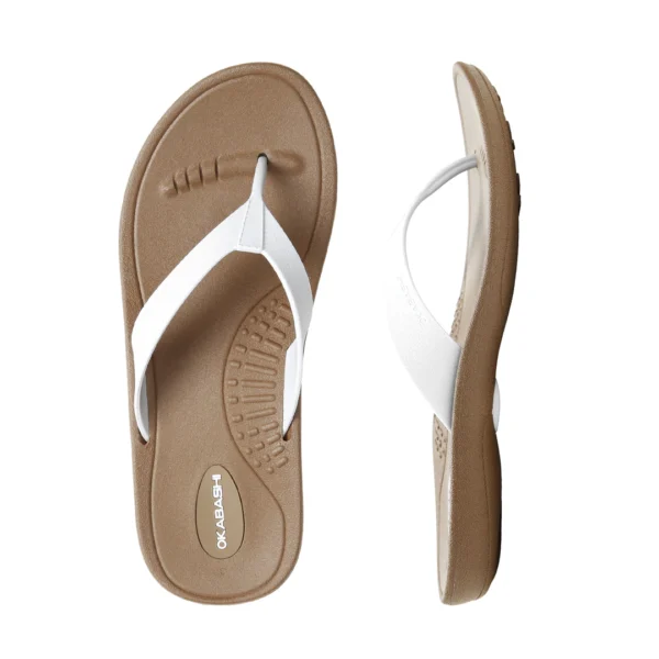 Breeze Flip Flops With White Straps For Women Copy