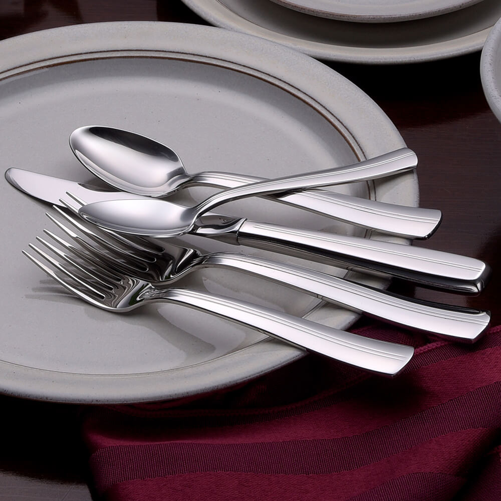 Stainless Steel Cedarcrest Flat Wear cutlery Set