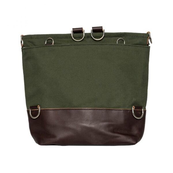 Convertible Jet-Setter Tote Bag In Olive Green
