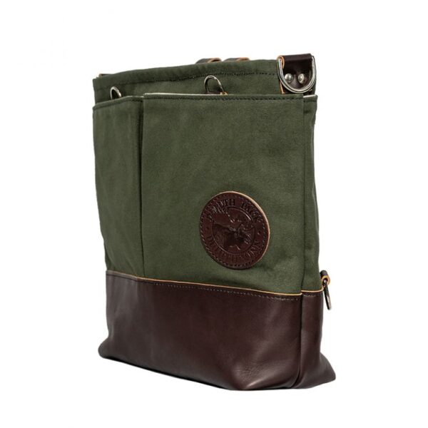 Green and Brown Convertible Jet-Setter Tote Bag