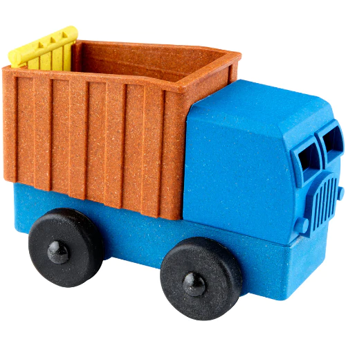 Blue Orange and Yellow Color Dump Truck Toy