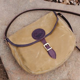 Conceal and Carry Leather Shell Purse in Tan Color