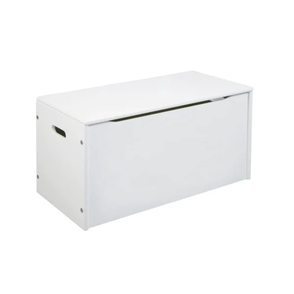 White Color Painted Wood Toy Storage Box